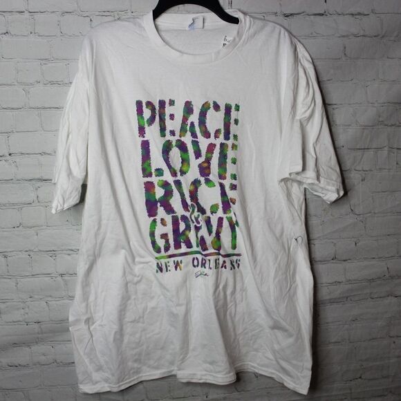 Men's PEACE RICE & GRAVY Tee 2XL - Picture 1 of 3